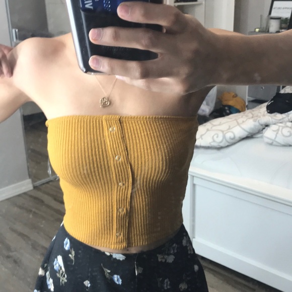 Yellow tube top - Picture 3 of 3